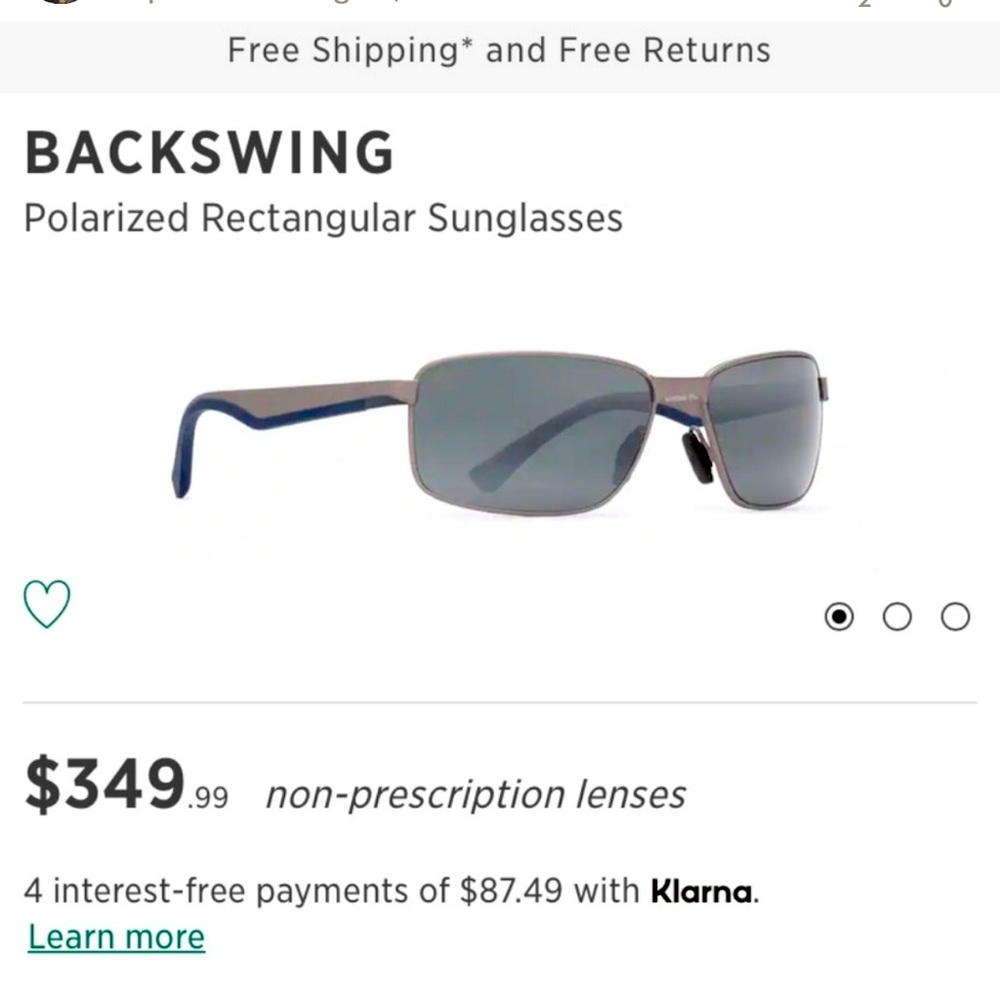 Maui Jim Backswing Sunglasses